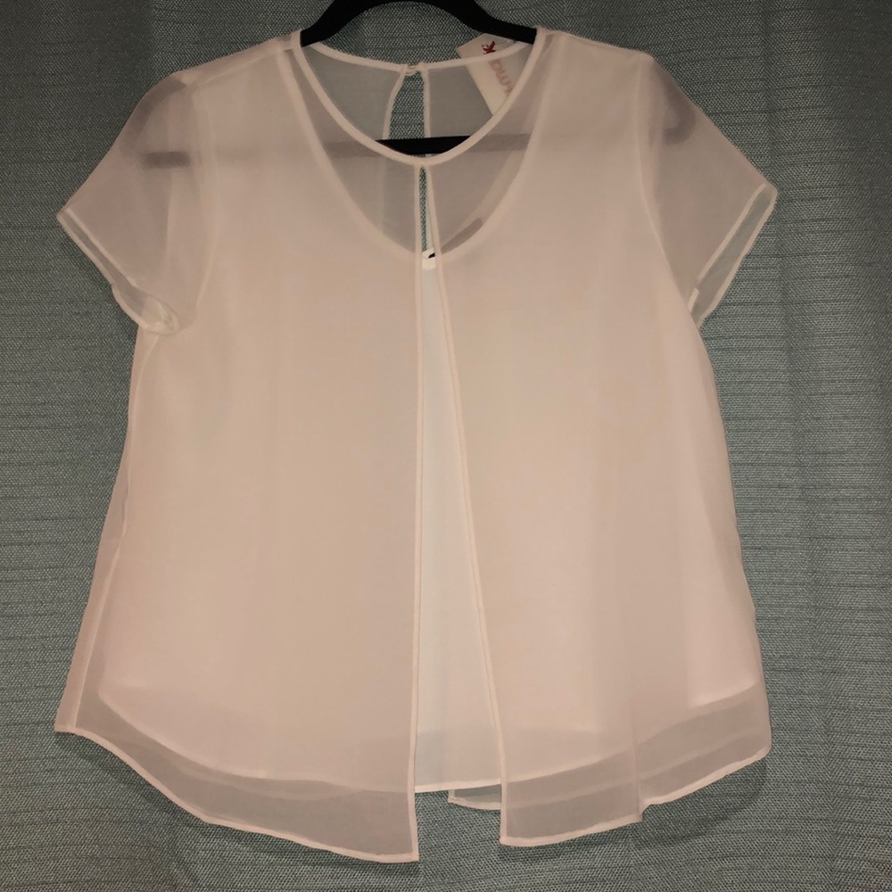 White soft blouse. New with tags never worn